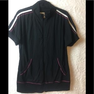 Unique Casuals zip up sleeveless top 1 Xl